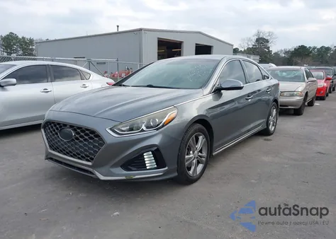 2018 Hyundai Sonata Sport из США, поврежденный, VIN 5NPE34AF7JH628634